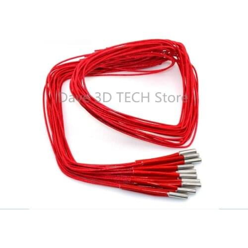 3D Printer Makerb/Reprap/Mendel Heating Tube Reprap 12V 40W Ceramic Cartridge Heater for HotEnd J-Head 6*20mm 12V40W