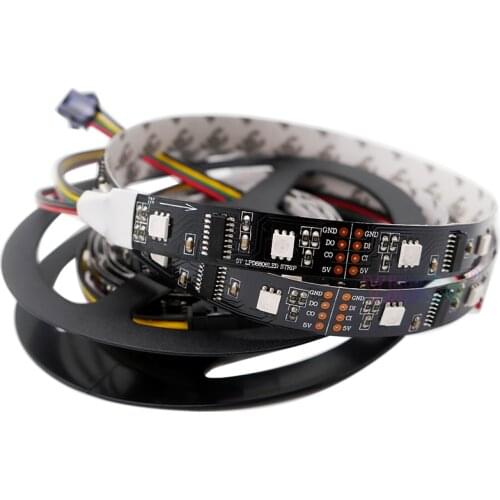DC5V 1m/5m LPD8806 5050 RGB 32/48/52/60leds/m (1 IC - 2 Chip) LED Pixel Digital addressable LED Strip Light DC5V