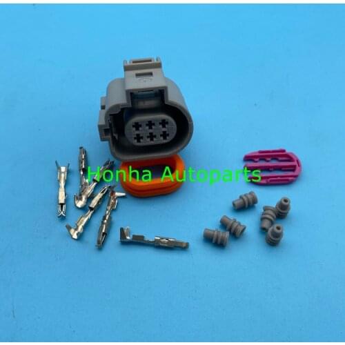 6 Pin 1J0973713G Automotive Connector 1.5mm Waterproof Auto Plug 1J0 973 713 G with wire or without wire