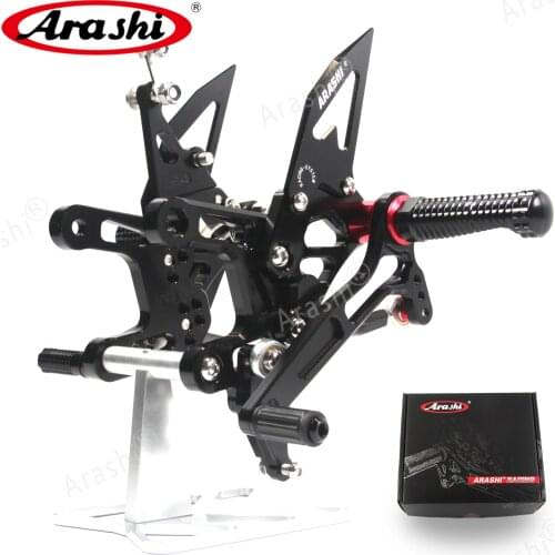 ARASHI For KAWASAKI ZX-10R 2016-2019 QS Rider Footrest NINJA ZX10R ZX 10R 2016 2017 2018 2019 Foot Pegs Rear Sets Motorcycle