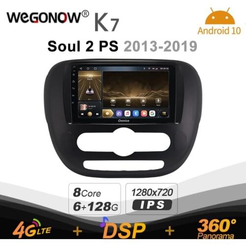 Ownice K7 Android 10.0 Car Multimedia Radio for Kia Soul 2 PS 2013 - 2019 GPS Video player 6G+128G Quick Charge Coaxial 4G LTE