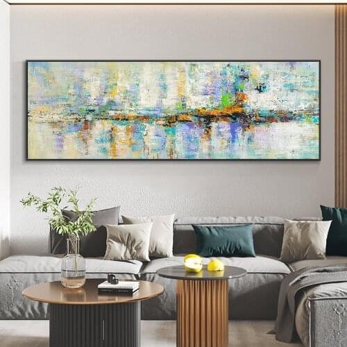Large Size Hand painted Abstract Textured Oil Painting On Canvas 100% Handmade Modern Decorative Wall Art For Living Room