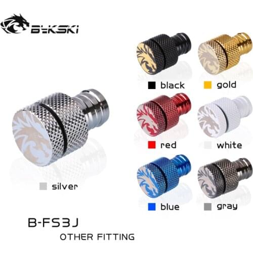 Bykski Water Stopper 11.5mm Plug Fitting Brass G1/4 Thread Pagoda 3'' Adapter PC Cooling MOD Parts Water Cooler B-FS3J