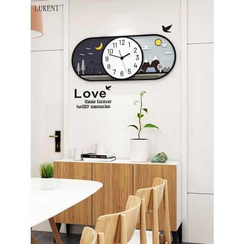 Creative Clock Wall Clock Living Room Modern Clock Wall Hanging Personality Fashion Home Restaurant Decoration Wall Watch