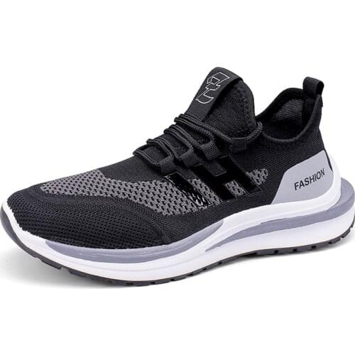 Summer Mens Sneakers Breathable Light Running Shoes Lace-Up Jogging Shoes Man Sneaker Gym Workout Shoes Male Mesh Casual Shoes