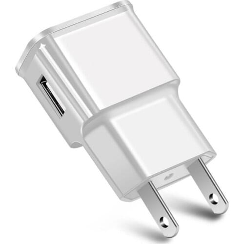 Lightweight Travel Charger 5V EU/US Plug Single USB Port Phone Charger Power Adapter Mobile Phone Accessories