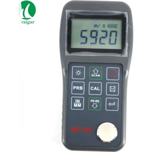 MT180 Multi-mode Ultrasonic Thickness Gauge Range 0.65-600mm( P-E), 3-30mm (E-E)