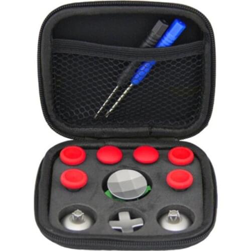 For Xbox One Elite Gamepad Replace D-pad Key Repair Part Kit Multi Color Full Set Joystick Caps For Elite Controller With Tool