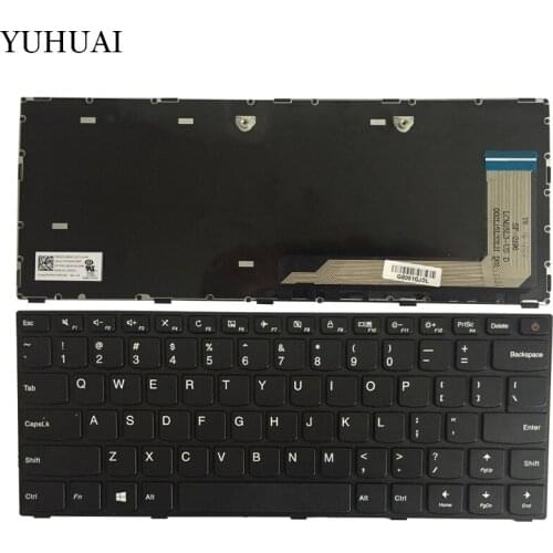 New US laptop keyboard FOR Lenovo IdeaPad 110-14 110-14ISK US Keyboard black