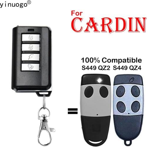 Newest Cardin S449 Remote Control 433.92mhz Rolling Code For Cardin S449 QZ4 QZ2 Garage Gate Remote Control Wireless Transmitter