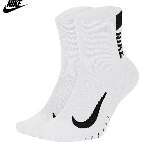 Original Nike Multiplier Ankle (2 Pairs) Unisex Socks-White SX7556-100