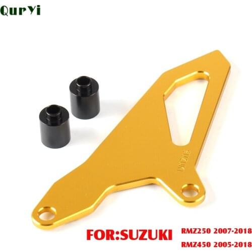 Motorcycle Front Sprocket Cover Chain Guard For RMZ250 07-18 08 09 10 11 12 13 14 15 16 17 18 RMZ450 05-18