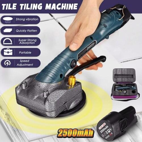 Tile Vibrator Suction Cup Tiling Tiles Machine Floor Laying Machine Adjustable Portable Automatic Floor Vibrator