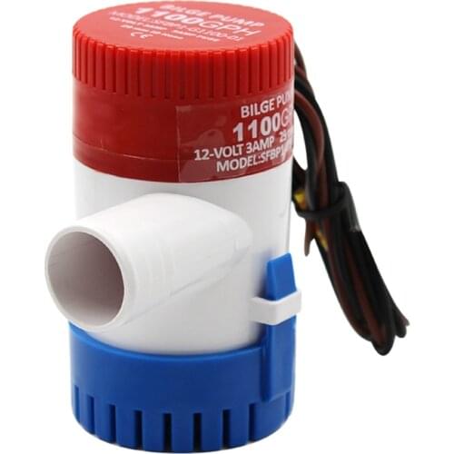 1pc DC Submersible Pump / Bilge Pump / Pleasure Boat Drain Water Pump 12V 24V 350GPH 500GPH 750GPH 110GPH Marine Pump