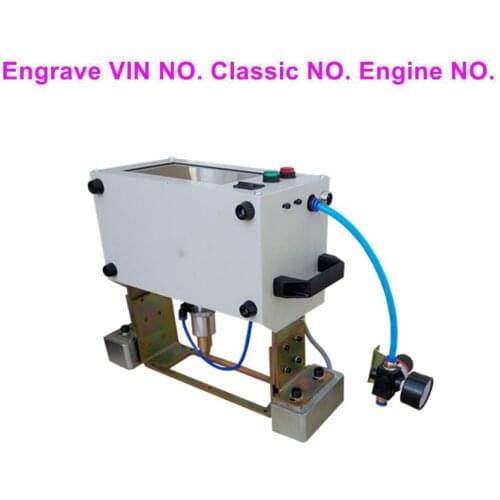 Portable Pneumatic Metal Nameplate Dot Peen Marking Machines Price metal engraving machine pneumatic marking machine 14040