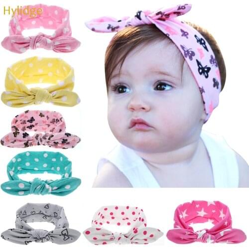 Hylidge Cute Star Heart Dot Headbands for Girls Things for Baby Headwear Newborn Headbands for Baby Girls Knot Headband