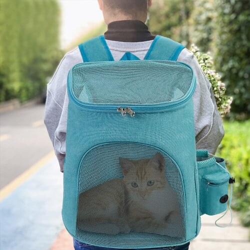 Pet backpack Pet Dog Backpack pet cat backpack pet travel backpack mesh breathable folding fashion backpack dog cat accessories