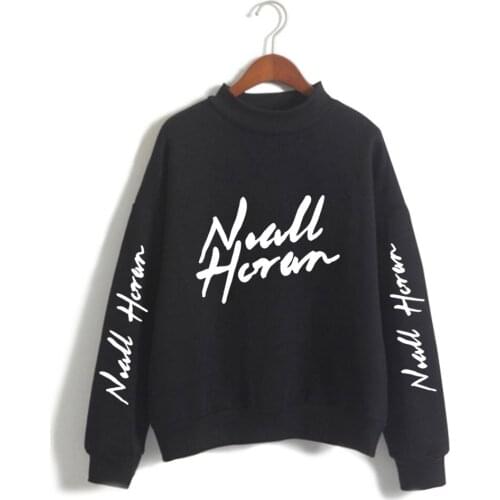 Niall Horan Turtleneck Sweatshirts Hoodie Women/Men Casual Tops Long Sleeve Sweatshirt Pullover Streetwear Harajuku Clothing