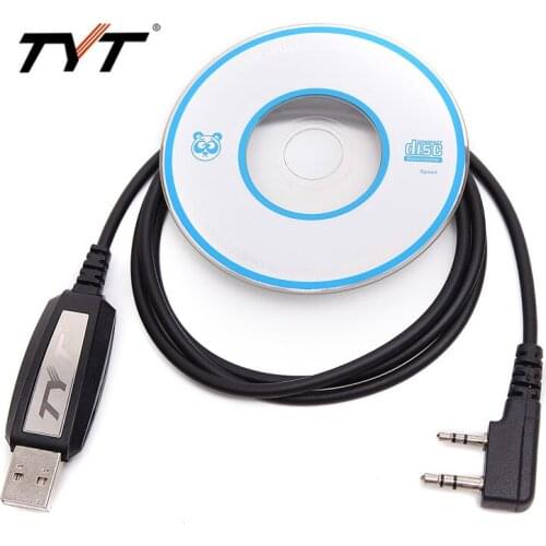 TYT USB Programming Cable+CD For Handheld Walkie Talkie DM-UVF10 TH-UV8000D TC-8000 TH-UV8000E TH-UV9D TH-F8