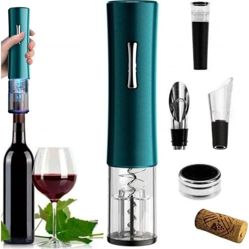 Smart Electric Wine Opener Corkscrew Cordless Automatic Corkscrew Wine Bottle Openers Dry Battery Kitchen Tool