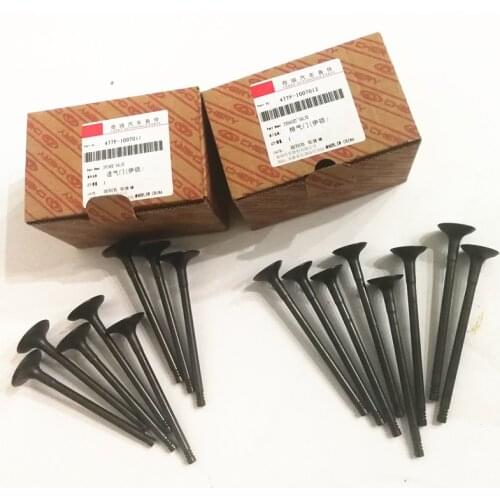 16pcs/set Engine Intake Valve &Exhaust Valve For Chery Tiggo 2/3x D4G15B Engine 477F-1007011/477F-1007012