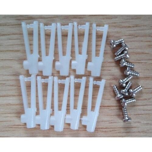 10Pcs/bag Plastic Clevis D1xd2xL 21mm with Screws for RC Airplane