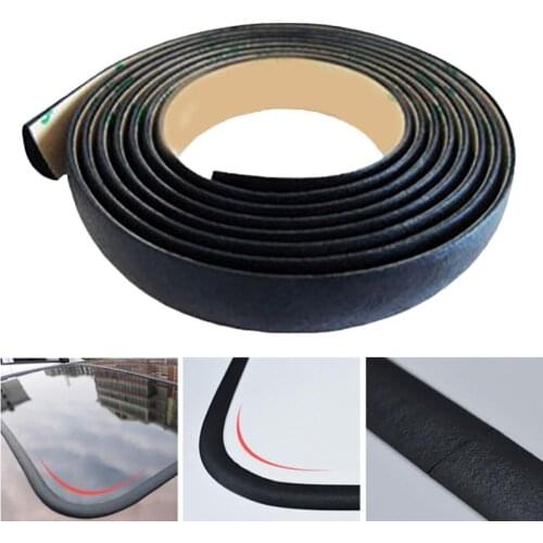 300cm Car Waterproof Rubber Sealing Strips Trim For Auto Car Front Rear Windshield Sunroof Triangular Window Edge Weatherstrip