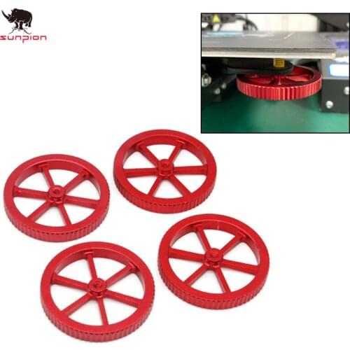 4PCS M4 Screws Nuts Heat Bed Leveling Spring Knob Part Components 3D Printers Parts Print Platform Calibration Accessories