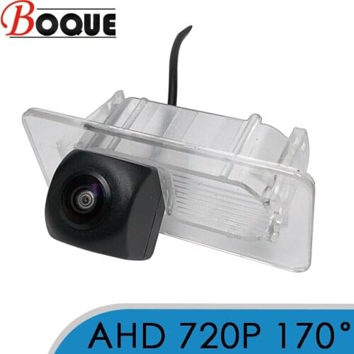 BOQUE 170 Degree 1280x720P HD AHD Car Vehicle Rear View Reverse Camera For Toyota Yaris R Scion iA Hatch Sedan 2018 2019