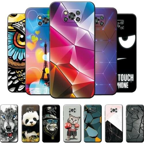 For Xiaomi Poco X3 NFC Cases TPU Soft Bumper for Poco X 3 PocoX3 NFC Silicone Back Phone Cover For POCO X3 NFC Case 6.67 inch