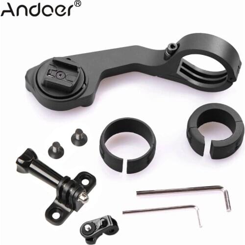 Andoer Bike Mount Holder Handle Bar Computer Mount Kit for CATEYE CC-PA100W/500B CC-MC200W CC-PD100W for GoPro/Sony/Garmin