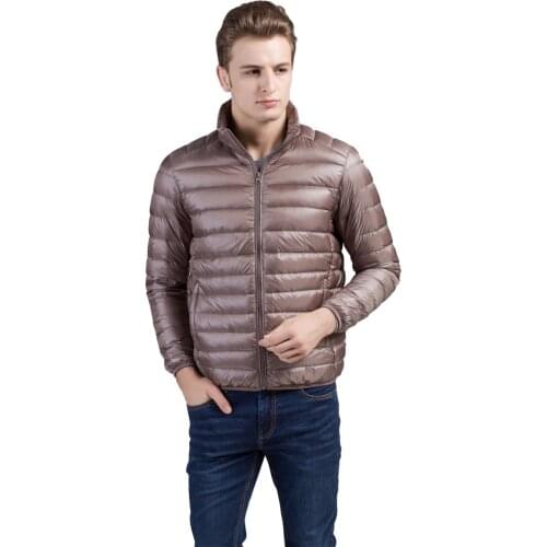 Shanghai Story Autumn Winter Duck Down Jacket, Ultra Light Thin plus size winter jacket for men Fashion mens Outerwear coat