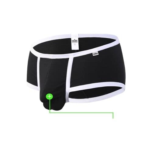 Penis testicles separate mens underwear u convex caps pocket health promotion ventilation scrotum hold up modal boyshort