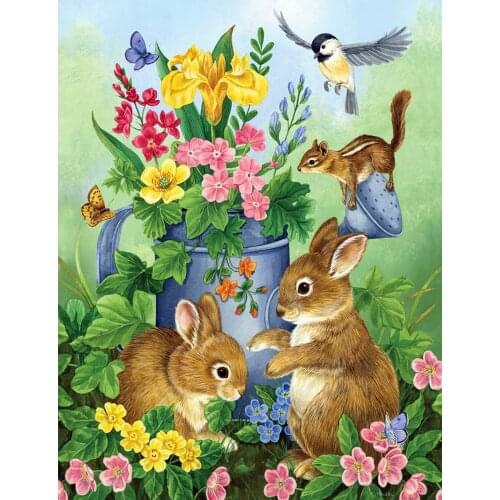 A17876 11CT/14CT/18CT/25CT/28CT oil street patterns Counted Cross Stitch DIY Cross Stitch Kits Embroidery Needlework Sets