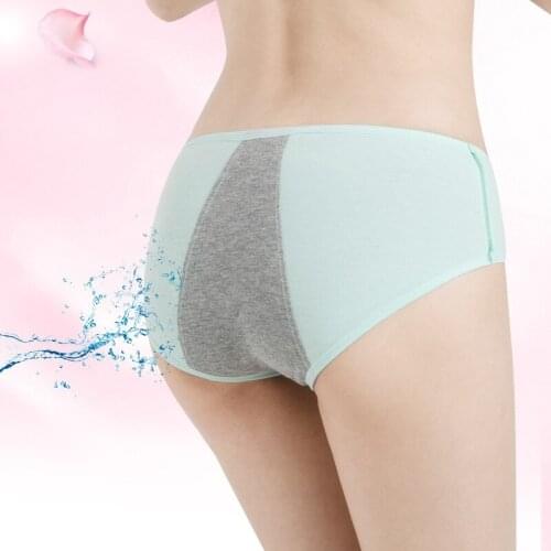 New Adolescent Girls' Holiday Underwear Leak-Proof Sanitary Panty Schoolgirl Briefs Menstrual Panties