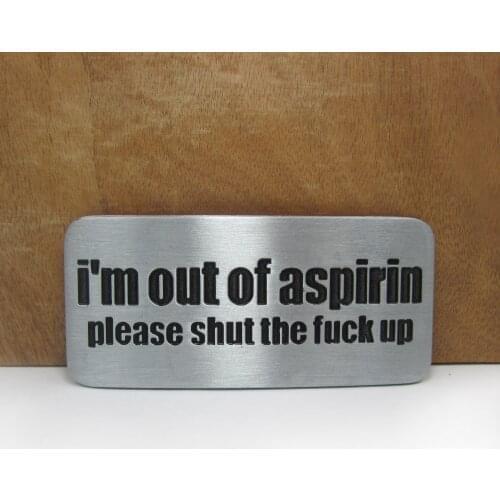 BuckleClub wholesale retro fashion zinc alloy belt buckle western jeans gift belt buckle FP-02883 PEWTER FINISH