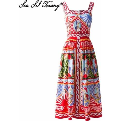 Seasixiang Womens Summer Dresses