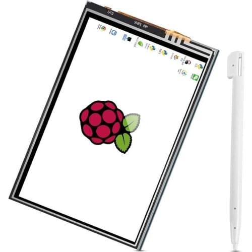 3.5'' Resolution Tft Touch Screen Moudle With Protective Case Touch Pen Heatsinks For Raspberry Pi 3 B+ pi 3 B Pi 2 Pi Zero