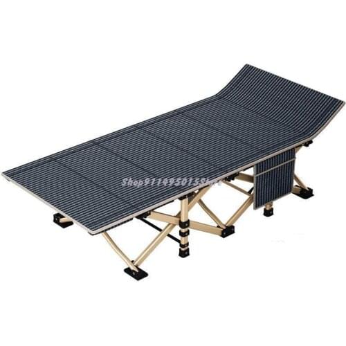 Folding Bed Portable Camping Bed Multifunctional Recliner Office Nap Artifact Nap Bed Home Single Bed Reinforcement