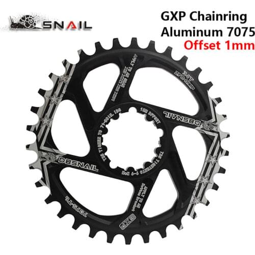 SNAIL Chainring MTB Bicycle Chainwheel Tooth Plate gxp pedivela 1mm 34-40T Chain ring for sram gx xx1 X1 x9 gxp Eagle NX
