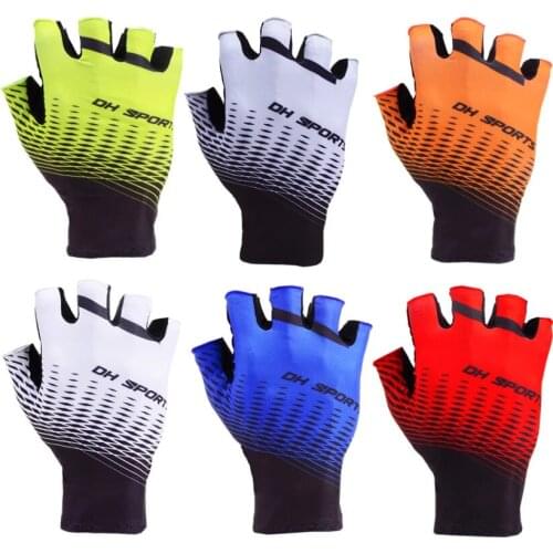 DH Bicycle Gloves Half Finger Outdoor Sports Gloves For Men Women Gel Pad Breathable MTB Road Racing Riding Cycling Gloves