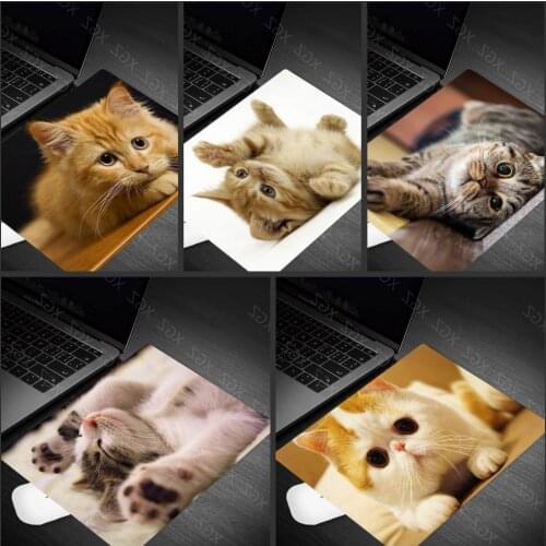 Yzuoan Cute Pet Cat Pattern Rectangle Mousepad 18x22cm Animal Gaming Keyboard Mouse Pad Choose for Game/office Tablet Mats