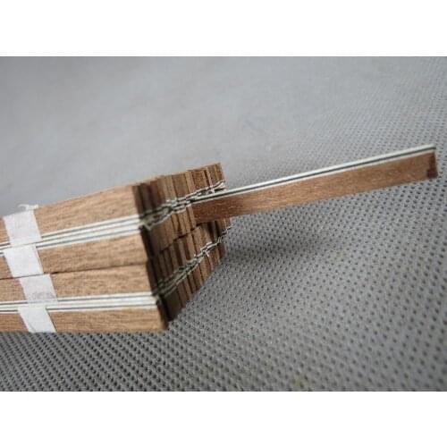 100STRIP LUTHIER FIGURED PURFLING C-44,Measures 6mm x 1.5mm thick and 810mm long