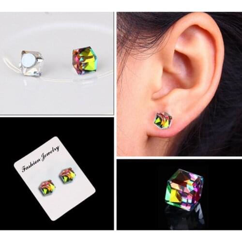 2019 New Magnetic Therapy Weight Loss Earrings For Women Healthy Stimulating Acupoints Healthy Stud Earring Bio In Ear Slimming
