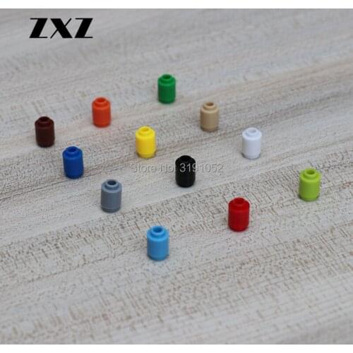 300pcs Basic High Bricks 1 x 1 DIY Building Blocks Creative Educatioanl Toys for Children City Creat Accessory Parts