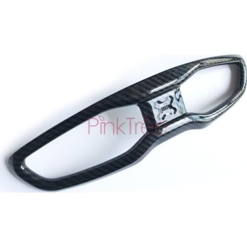 Accessories For Jeep Renegade 2016 2017 2018 Interior Centre Air Vent Cover Trim Carbon Fiber Color SUV Styling