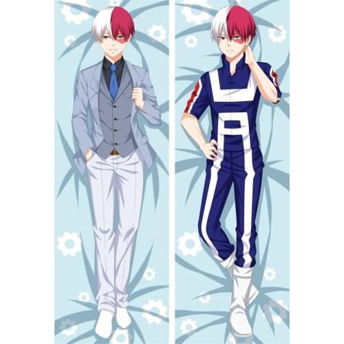Anime My Hero Academia Todoroki Shoto Cosplay Dakimakura Pillow Case Hugging Body