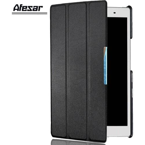 Afesar pu leather Case for Lenovo tab4 tab 4 8 inch tablet Flip folio Cover TB-8504F 8504N screen protector film 8504X stand