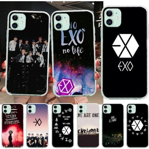 PENGHUWAN Kpop exo DIY Printing Phone Case cover Shell for iPhone 11 pro XS MAX 8 7 6 6S Plus X 5S SE XR cover