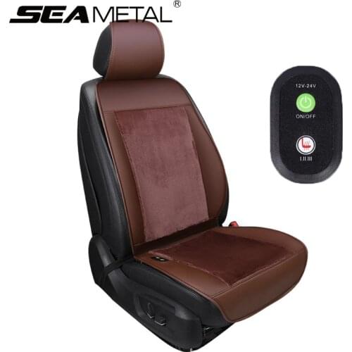 Heating Car Seat Cover Winter Car Heated Seat Covers Cushion Switch Control Heater for Automobiles Interior Heat Pad Accessories